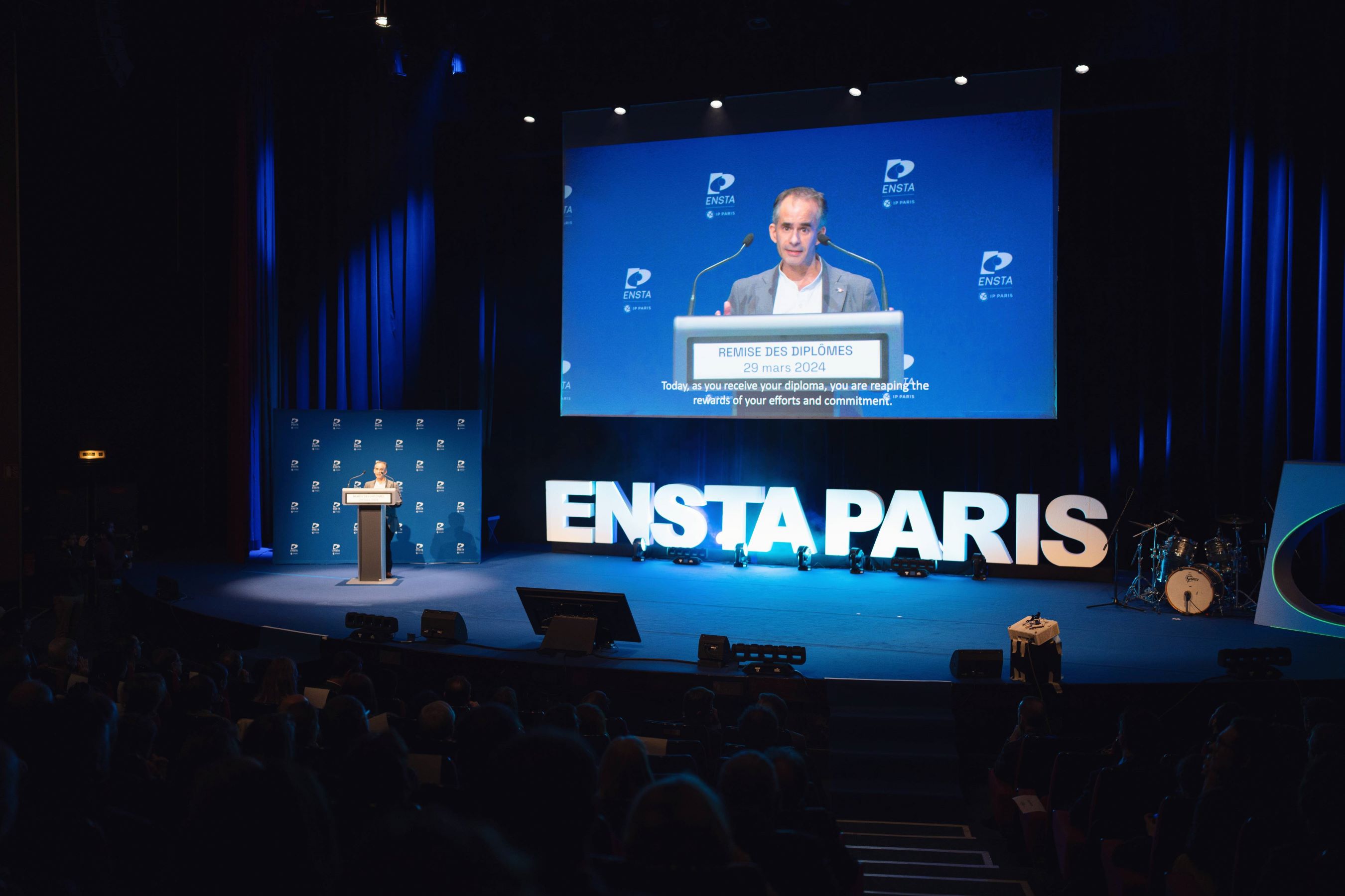 Pierre-Jean Cottalorda lors de la remise des diplômes ENSTA Paris 2024