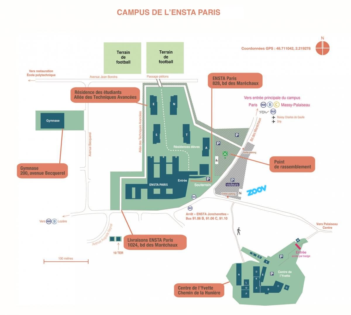 Plan du campus