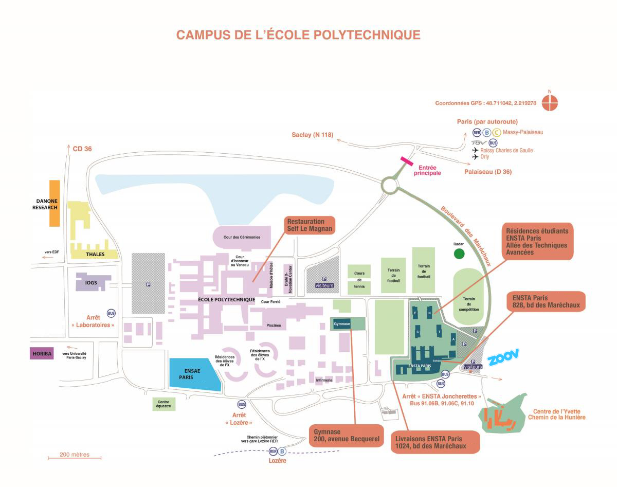 Plan du campus scientifique