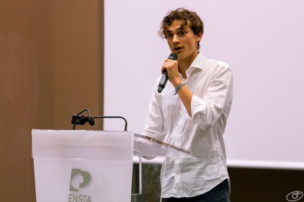 Bastien Gless remporte le 2e concours d'éloquence ENSTA Paris