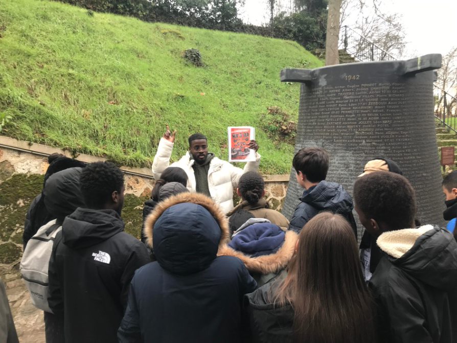 Visite au Mont-Valérien dans le cadre de la Cordée de la réussite Talents d'Avenir d'ENSTA Paris