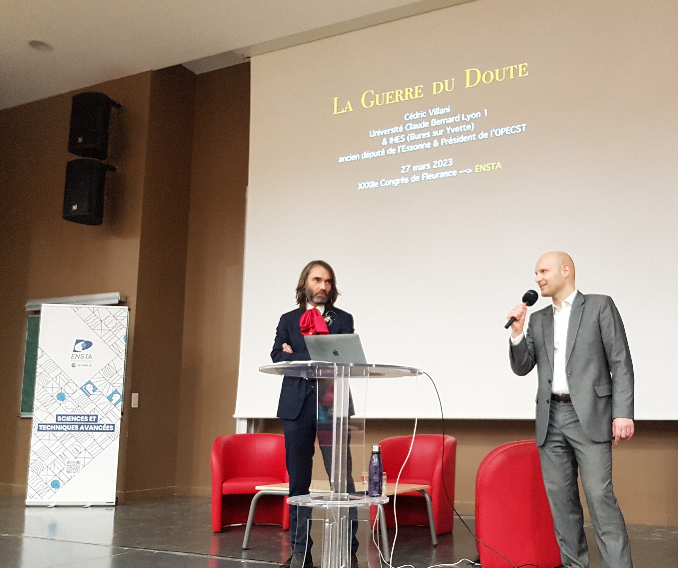 Cédric Villani et Sylvain Ferrari