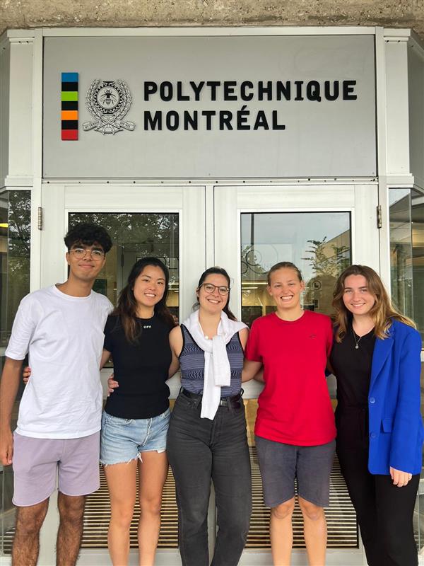 Étudiants ENSTA Paris en double diplôme à Polytechnique Montréal
