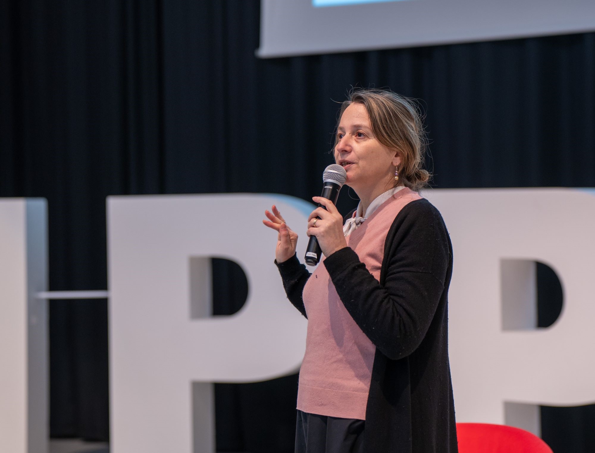 Solange Martin, de l'ADEME, lors de la conférence de clôture du Forum Aster 2023