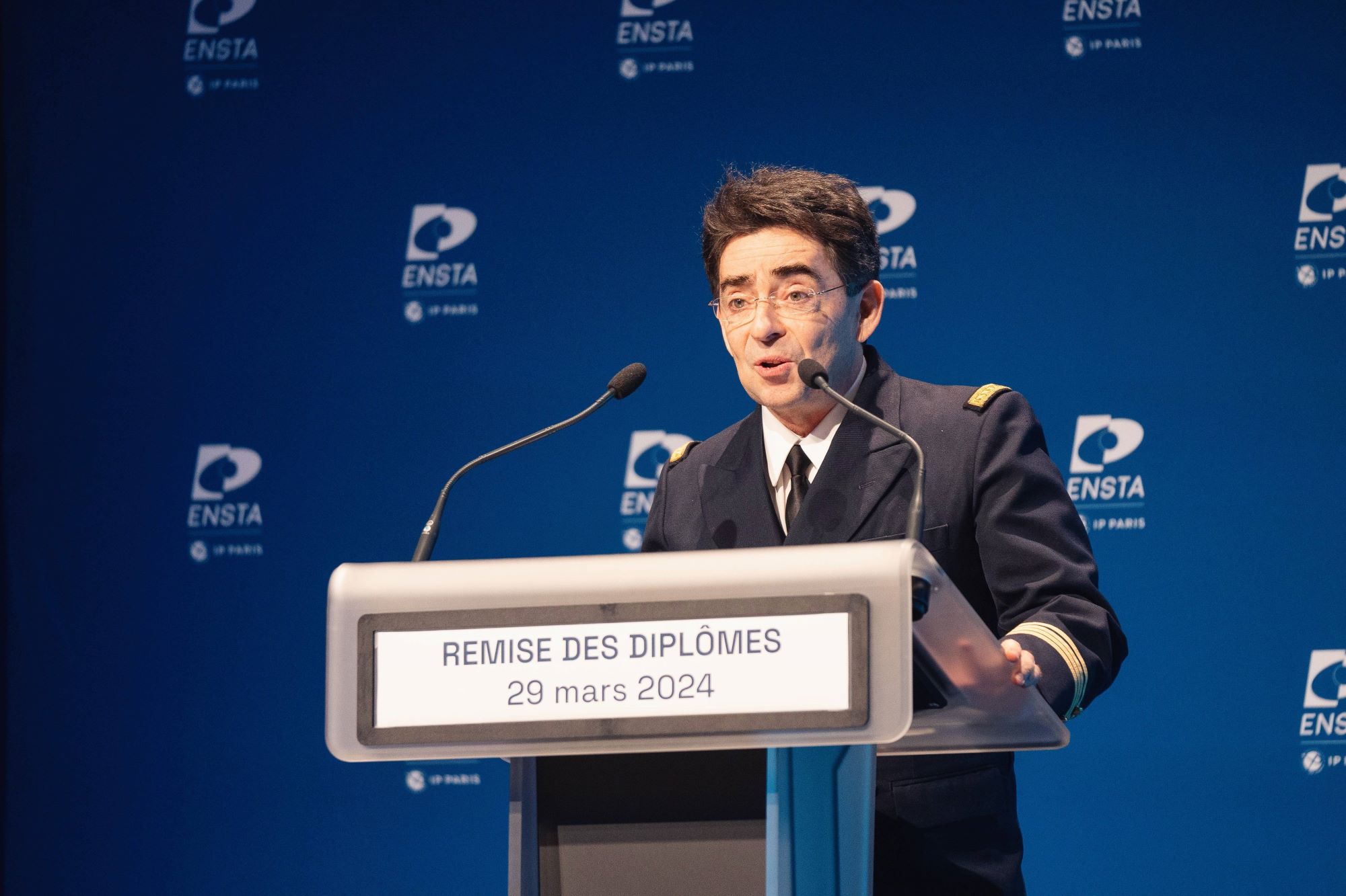 Benoit Geller lors de la remise des diplômes ENSTA Paris 2024