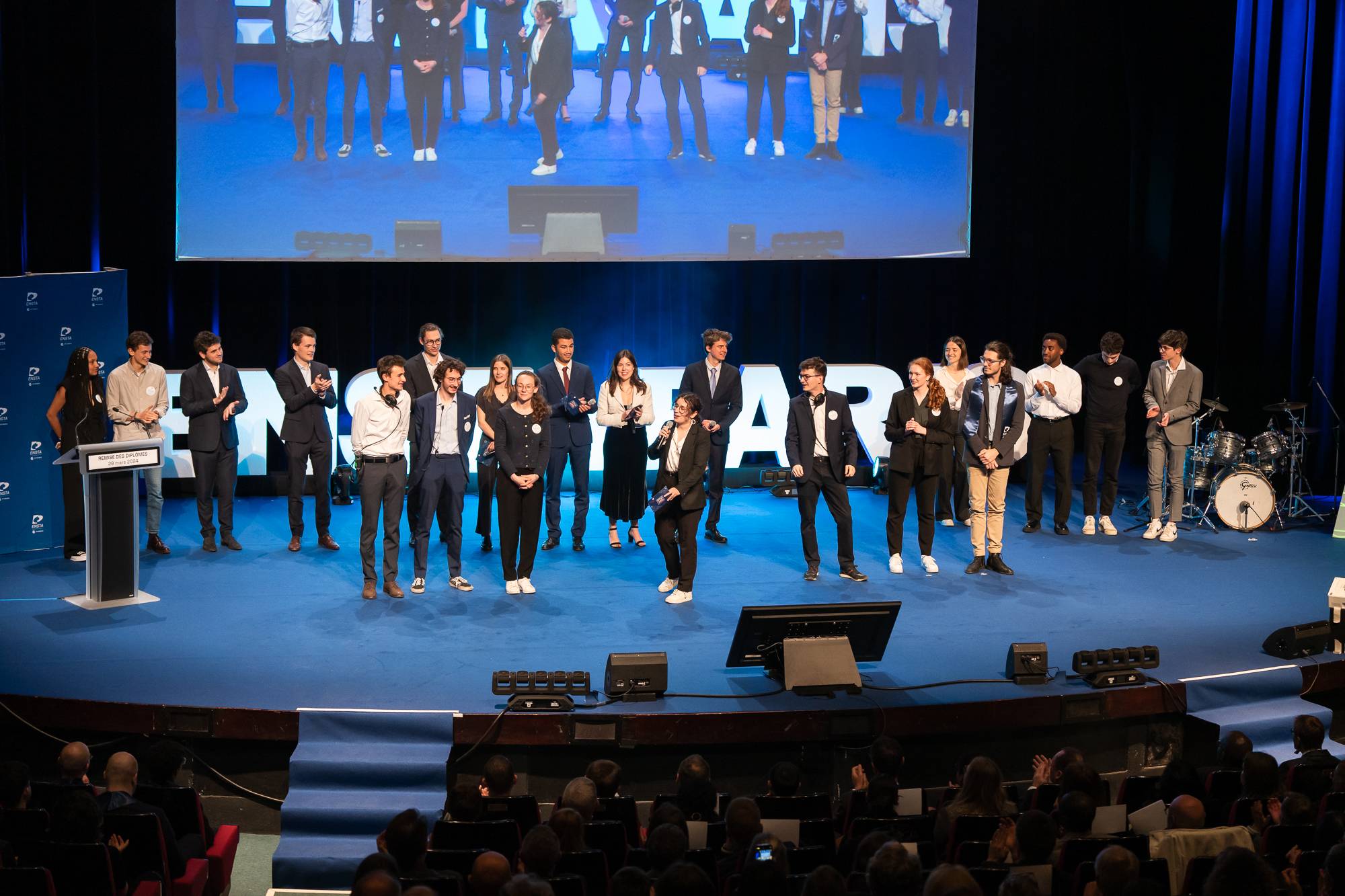 Les délégués de promotion et les staffeurs de la remise des diplômes 2024