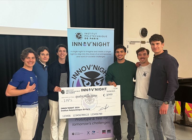 Les six ENSTA Paris lauréats de l'Innov'Night