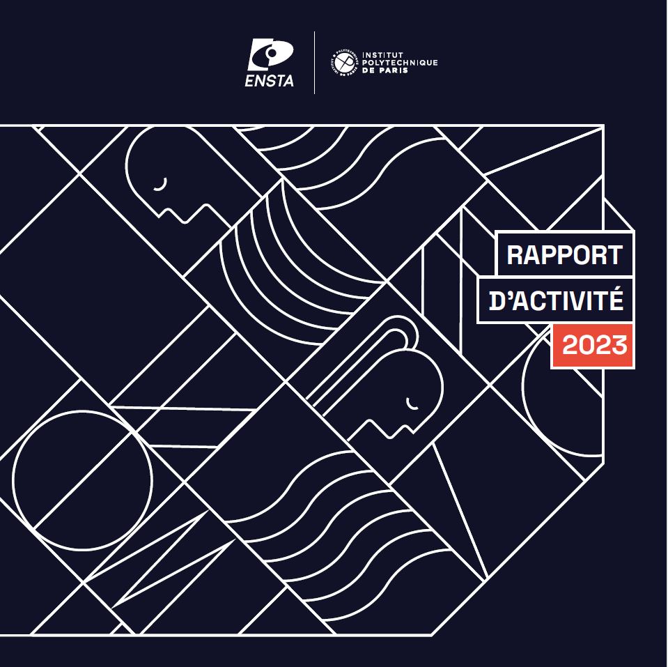 Couverture rapport d'activité ENSTA Paris 2023