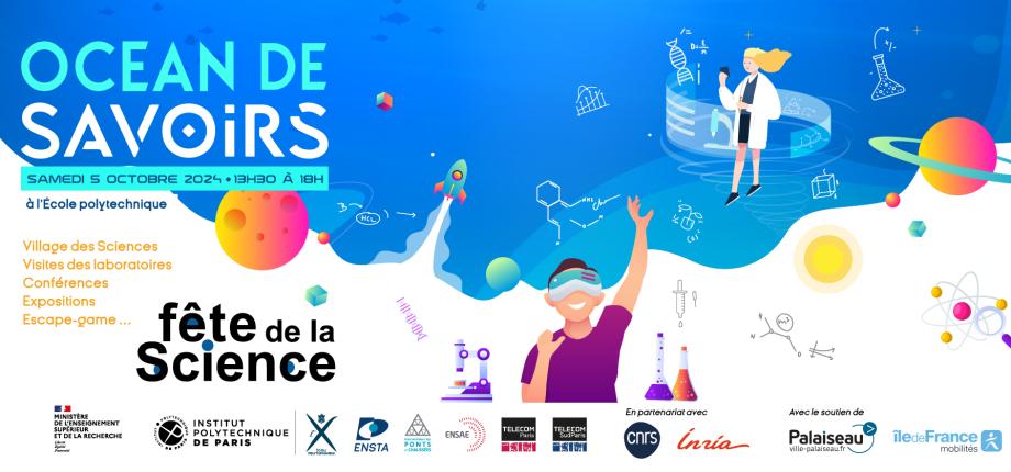 La Fête de la Science 2024 à l'Institut Polytechnique de Paris