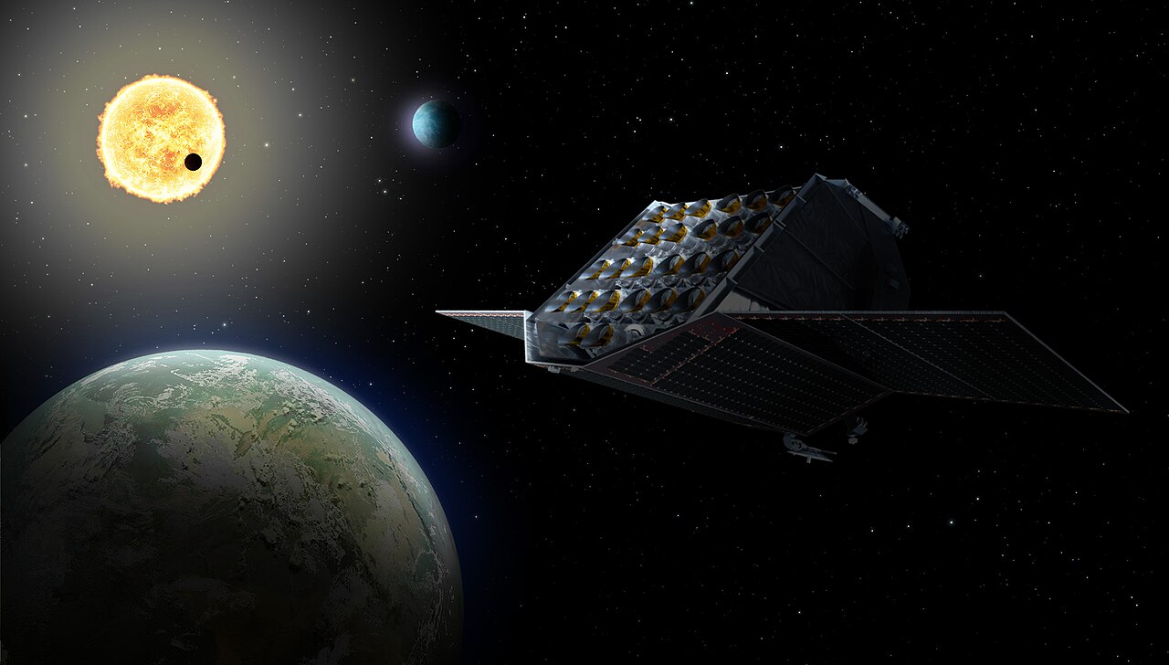 Vue d'artiste de la mission Plato de l'Agence spatiale européenne CC BY-SA IGO 3.0