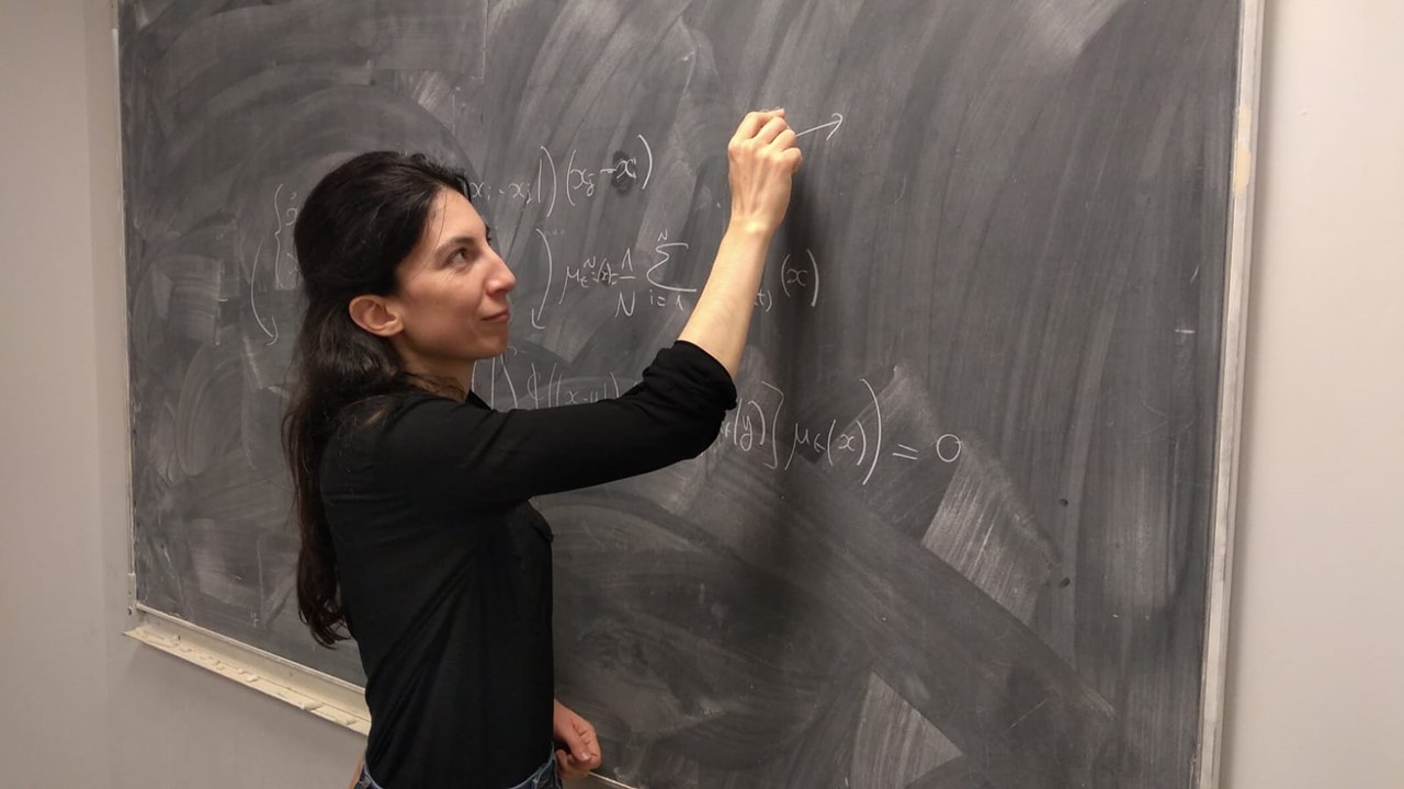 Nastassia Pouradier Duteil au tableau