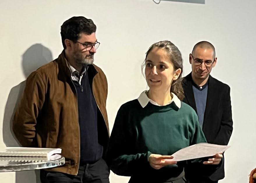 Caroline Pascal et ses co-directeurs de thèse, Olivier Doaré et Alexandre Chapoutot