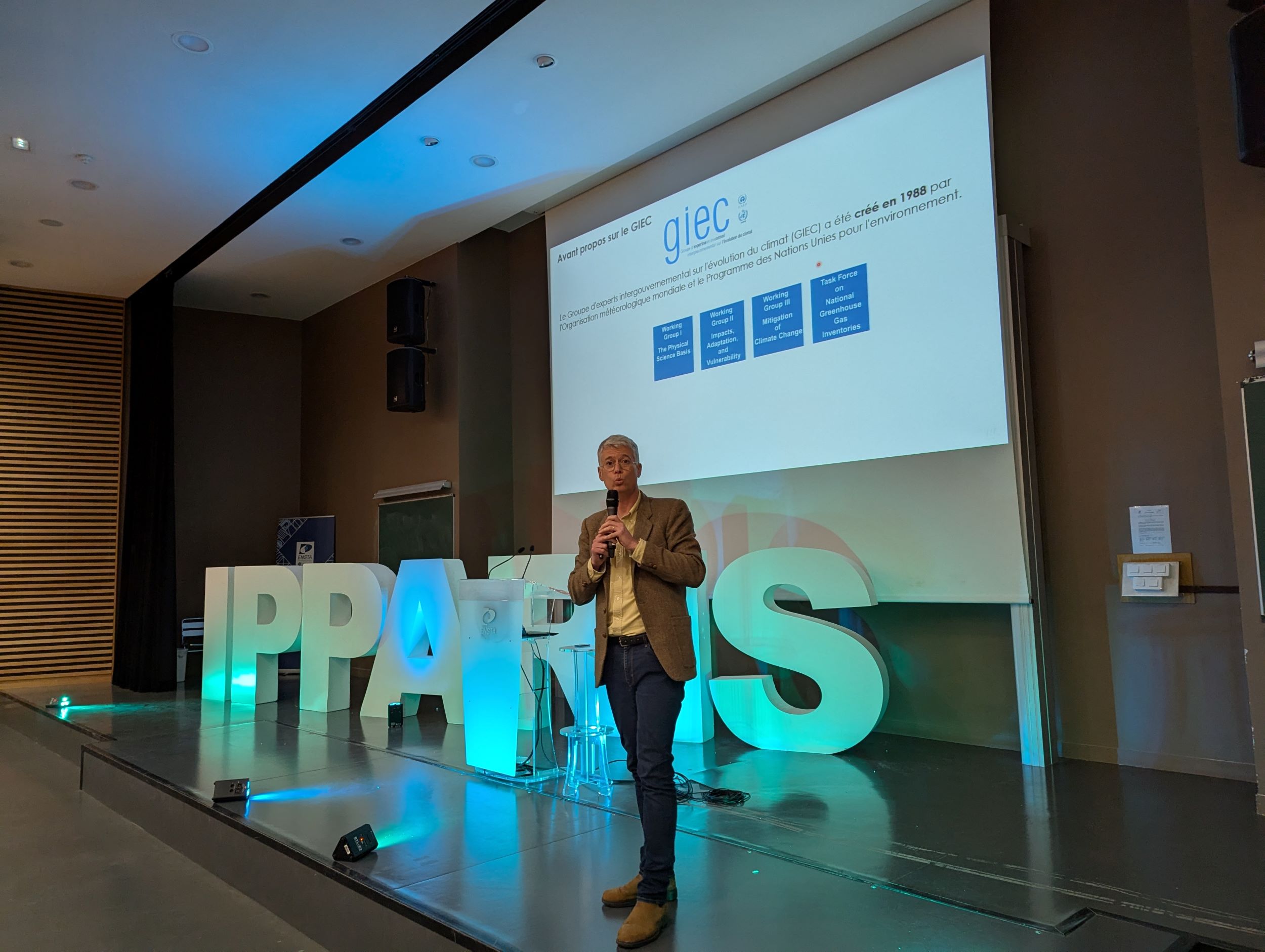 Philippe Drobinski lors de la conférence de clôture du Forum Aster 2024