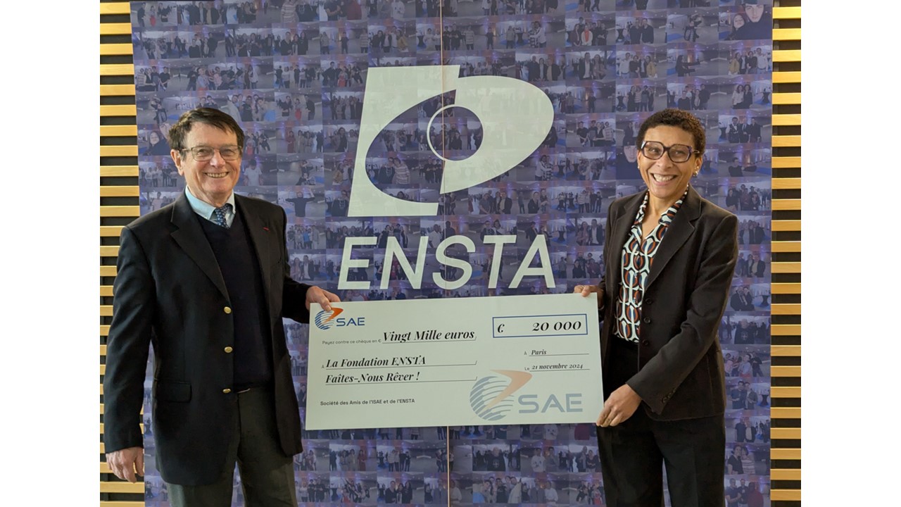 La SAE apporte son soutien à la Fondation ENSTA