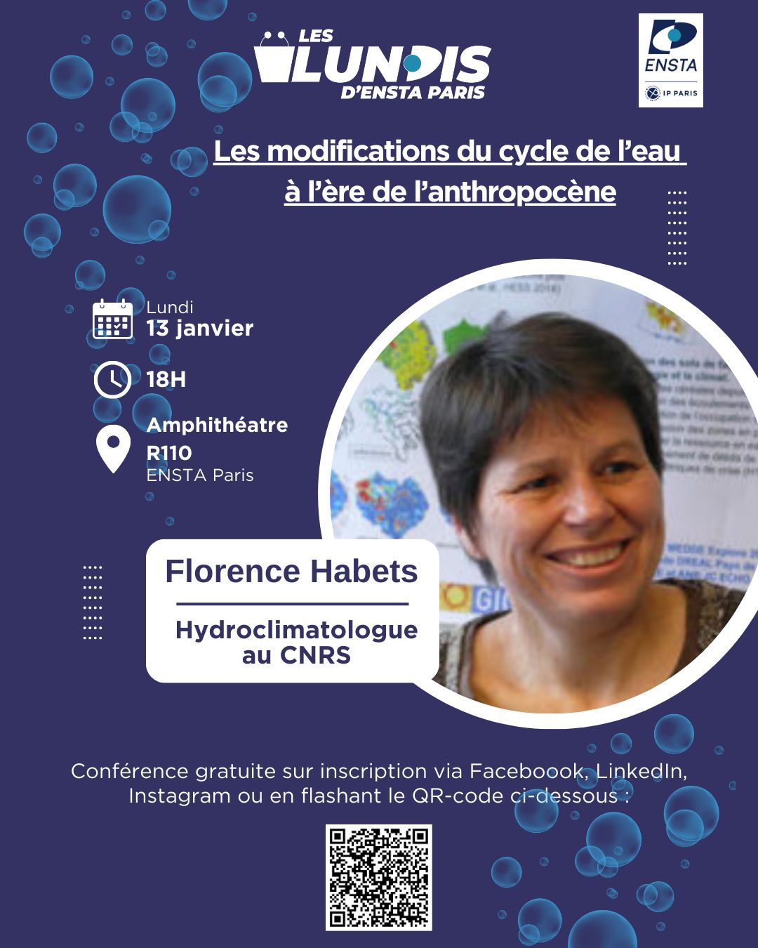 Conférence Les Lundis d'ENSTA Paris - Florence Habets