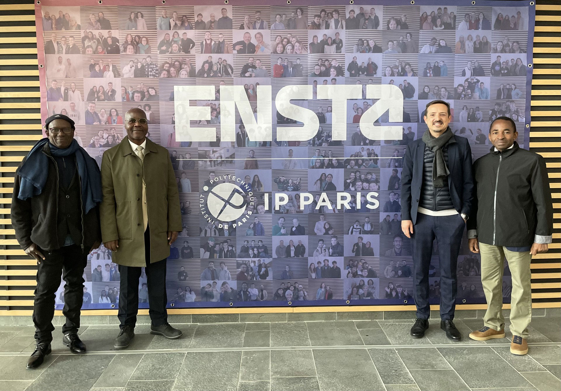 Accueil d’une délégation de l’Université Polytechnique de San Pedro à l’ENSTA, campus de Paris-Saclay