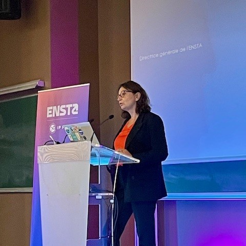 Estelle Iacona Amphi de rentrée Paris-Saclay 2025